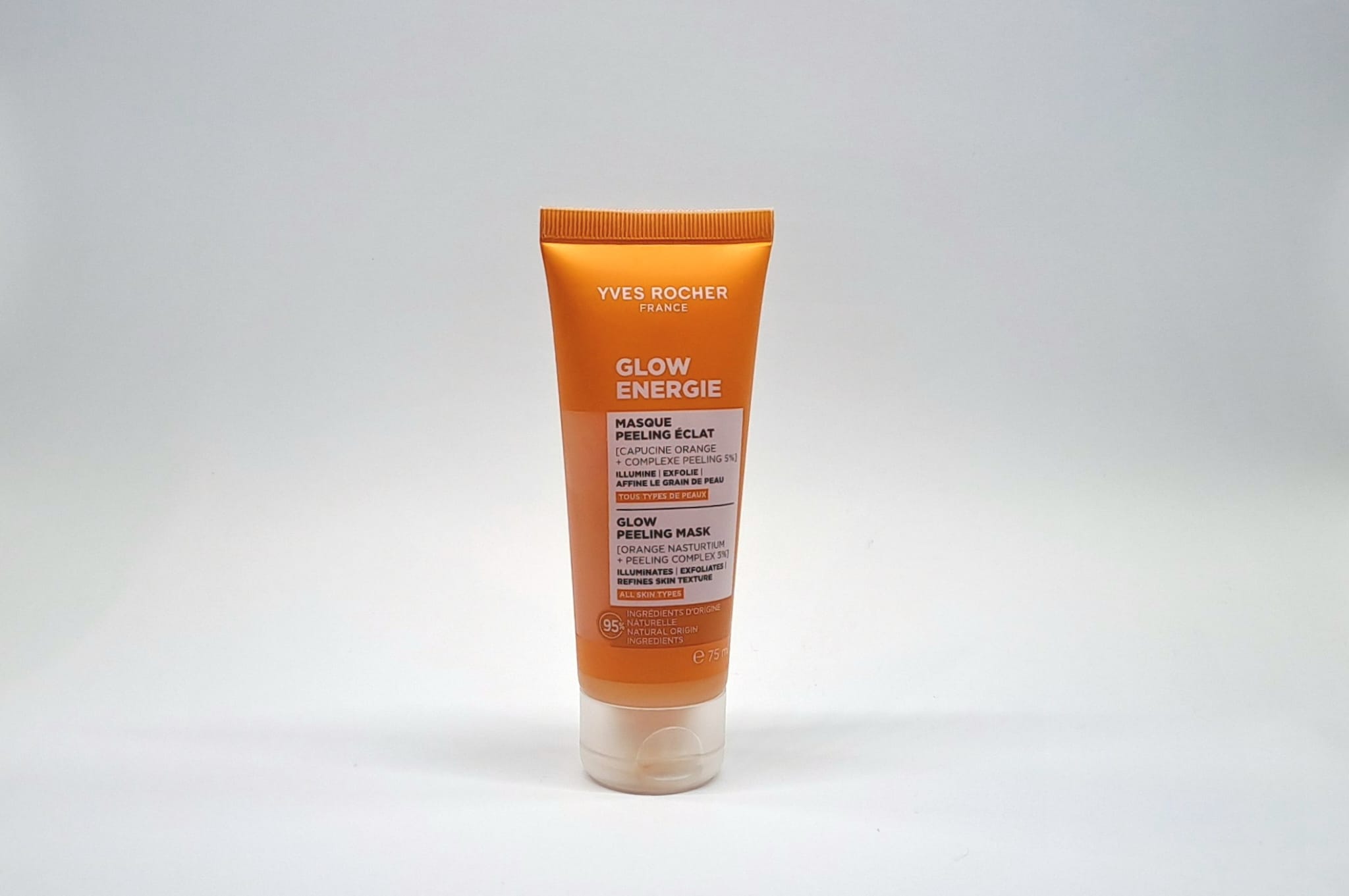 Mascarilla Peeling exfoliante Yves Rocher Glow Énergie